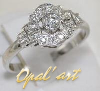 Pierścionek z Brylantami