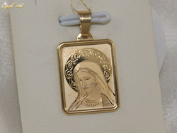 Medalik z żółtego złota 30