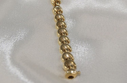 Bransoletka ze złota żółtego 04f