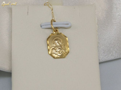 Medalik ze złota żółtego 12