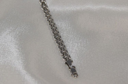 Bransoletka z białego złota 04c